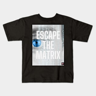 Escape The Matrix Motivational Kids T-Shirt